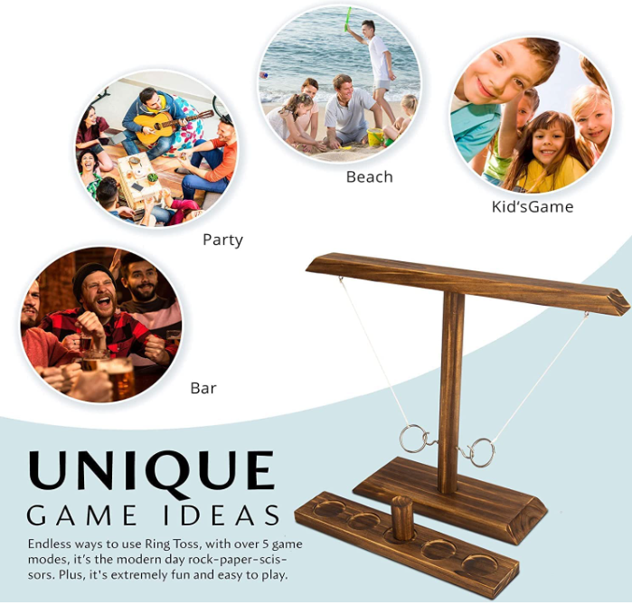 Drinking Game Interactive Game Adults Hook And Ring Toss Battle Craggy