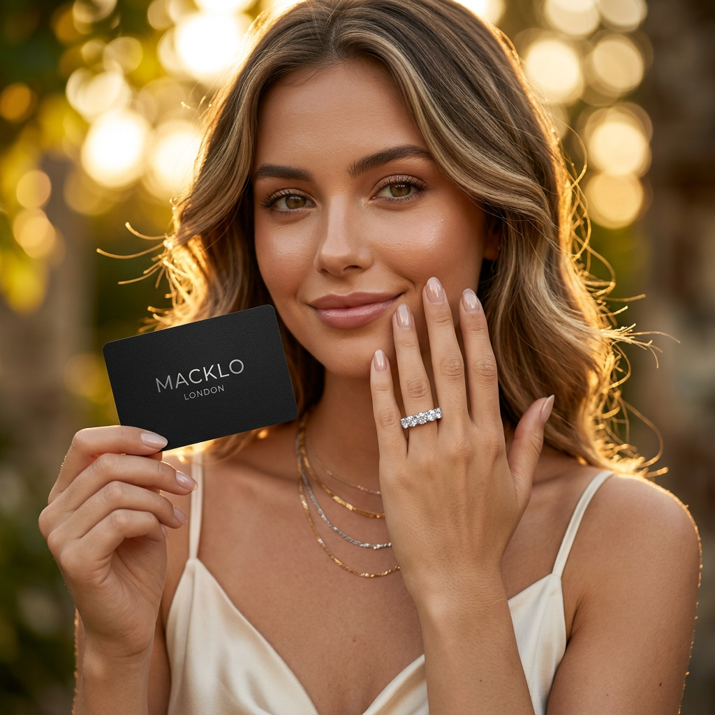 The Westminster Five Stone Moissanite Engagement Ring – 3.5ct D Color VVS1, 925 Sterling Silver | Macklo London