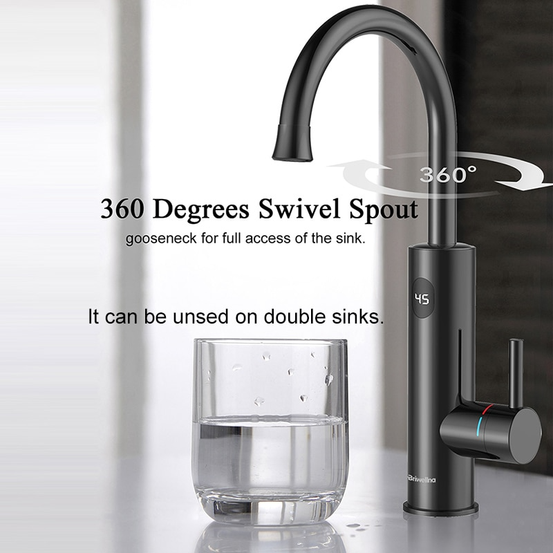 Instant Hot Water Tap ,Quooker Tap 3200W 2 in 1 Kitchen Faucet Instant Boiling Water , Digital Temperature Display