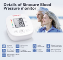 Blood Pressure Monitor for Home Use Upper Arm BP Cuff Machine, Blood Pressure Machines for Home Use with Large Cuff 22-42cm, 2X90 Memory LCD Display