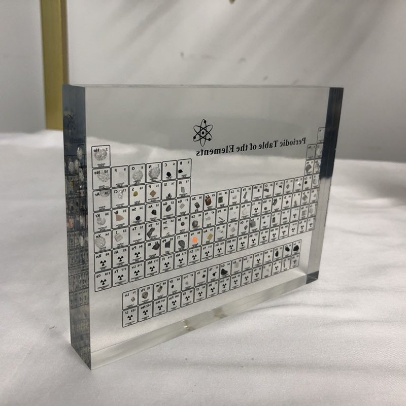 Periodic Table Display With Real Elements - The Perfect Gift For Science Enthusiasts