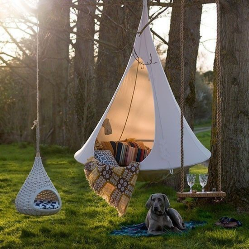 Outdoor Hammock Tree Tent Portable Flying Saucer Swing Chair