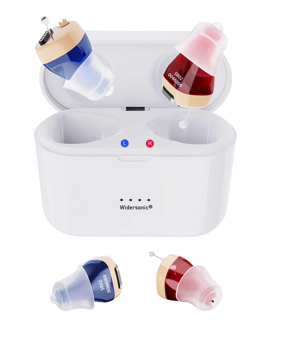 Rechargeable & Invisible Hearing Aid SR02 , Upgraded Version Stronger