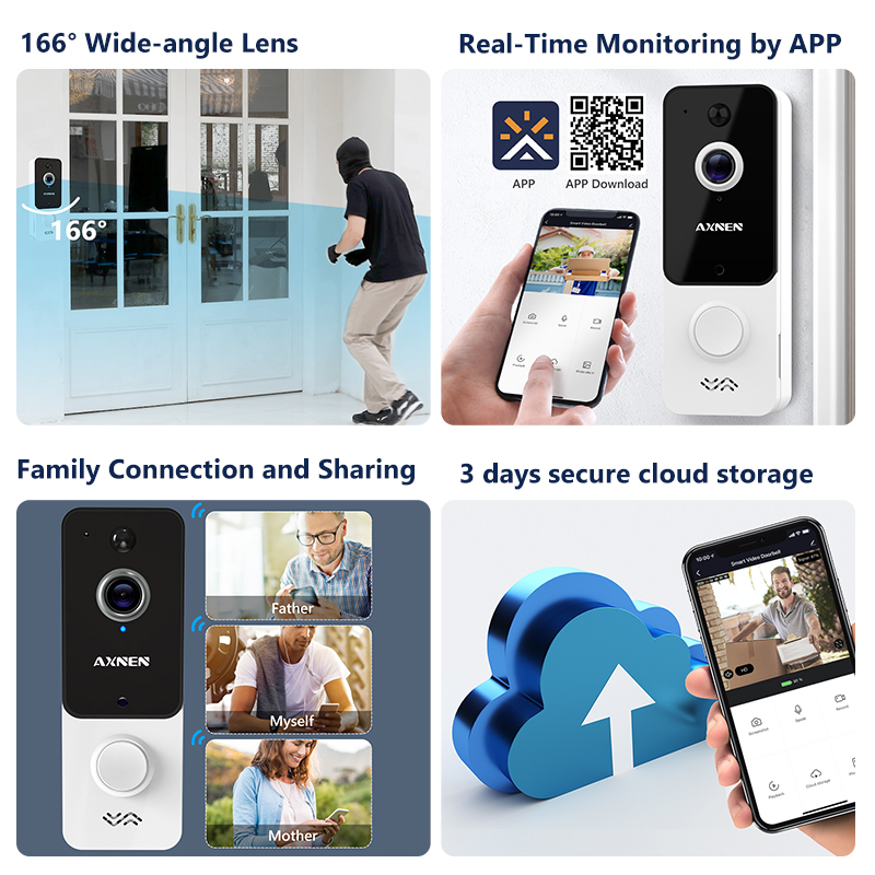 Outdoor Video Doorbell Smart Home Video Intercom