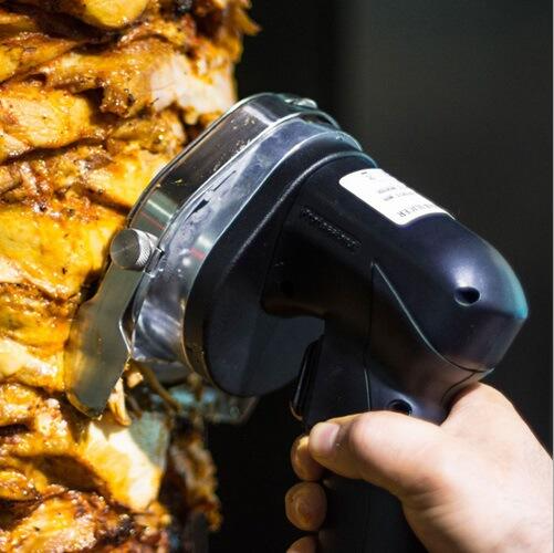 Electric Kebab Slicer Handheld BBQ Roast Meat Cutting Machine