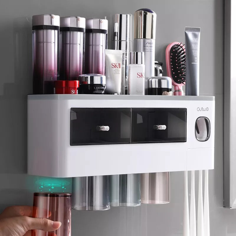 Toothbrush Holder Automatic - Magnetic Adsorption Inverted