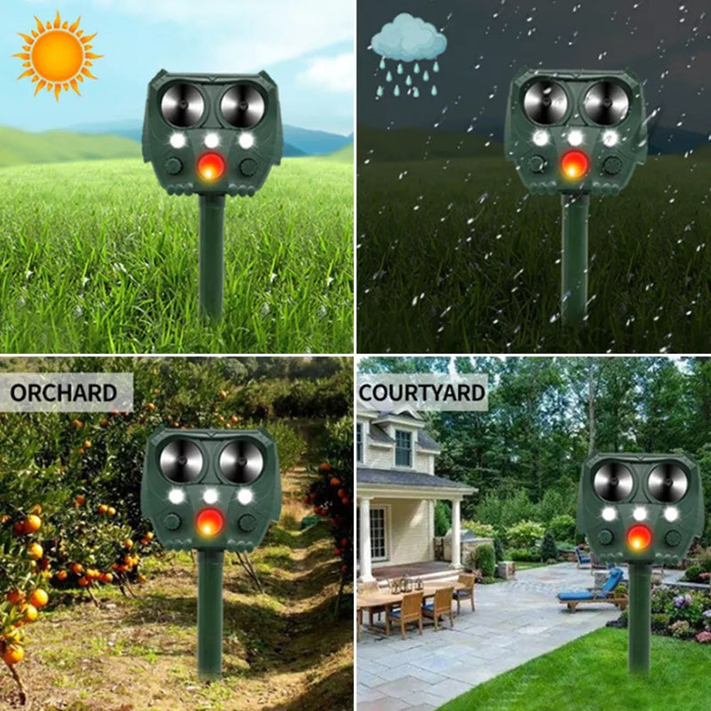 Animal Repeller Solar - Power Motion Activated