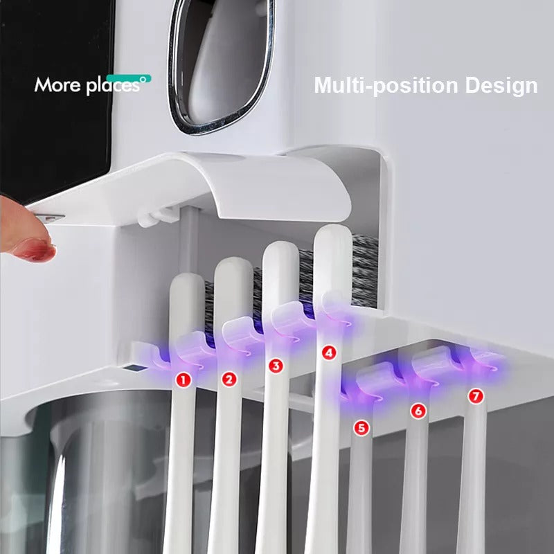 Toothbrush Holder Automatic - Magnetic Adsorption Inverted
