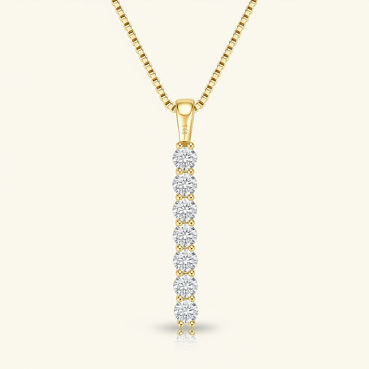 Moissanite Bar Necklace 2ct – 925 Sterling Silver – The Mayfair Bar  Macklo London
