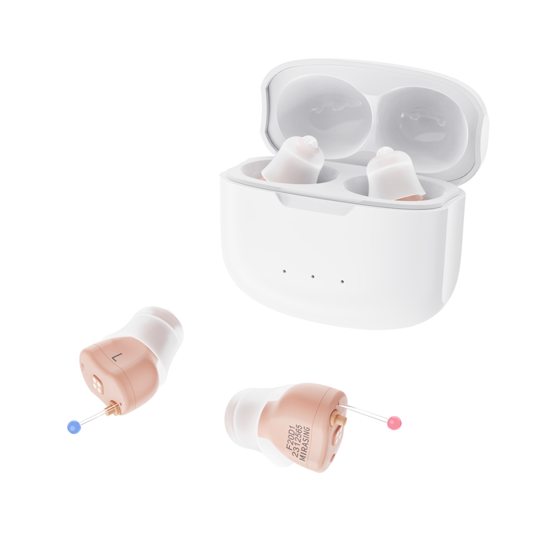 Rechargeable & Invisible Hearing Aid F20D1 , The New Version Stronger Suction Power