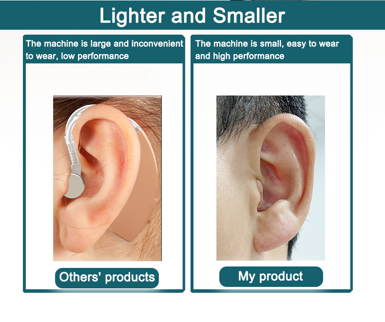 Rechargeable & Invisible Hearing Aid F20D1 , The New Version Stronger Suction Power