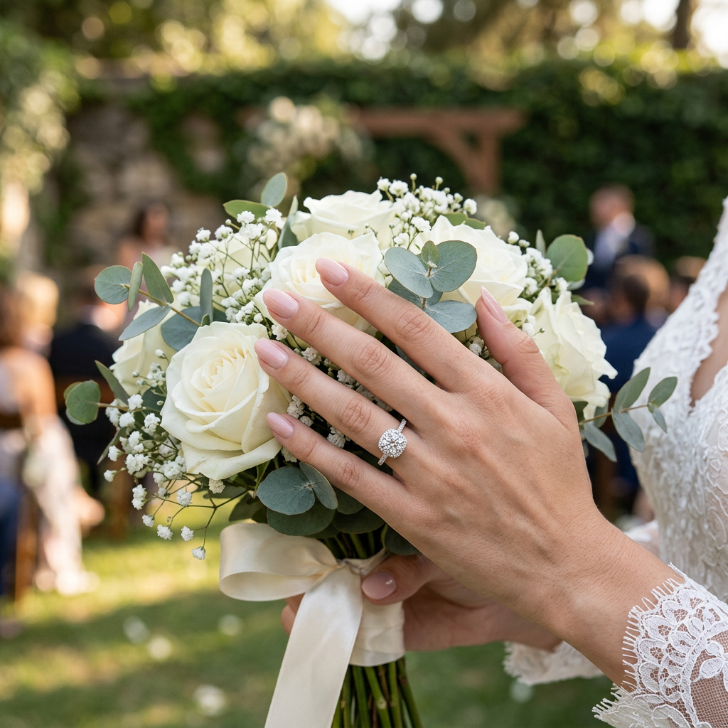 Moissanite Cushion Halo Engagement Ring – 1ct D Color VVS1, 925 Sterling Silver – The Belgravia | Macklo London