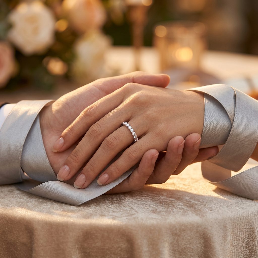 Moissanite Eternity Band 2mm Full Pavé – 925 Sterling Silver – The Belgravia Eternity | Macklo London