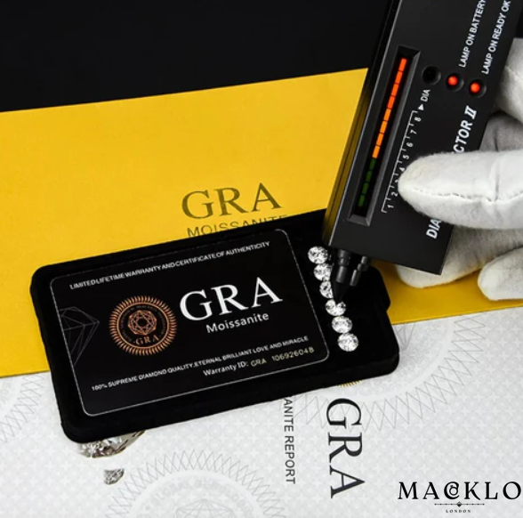 GRA Certificate Moissanite Engagement ring