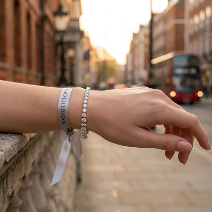 Moissanite Tennis Bracelet 3mm 4mm D Color VVS1 925 Sterling Silver – The Mayfair Tennis | Macklo London