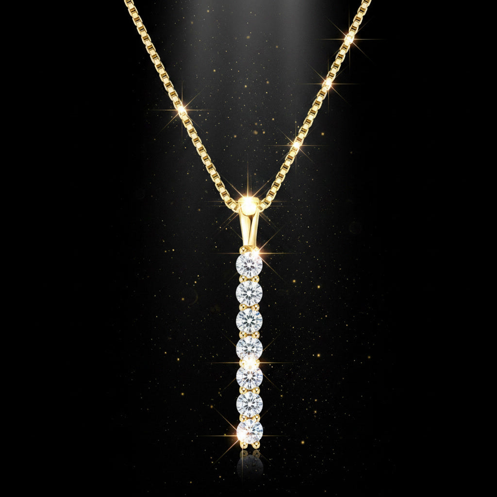 Moissanite Bar Necklace 2ct – 925 Sterling Silver – The Mayfair Bar  Macklo London