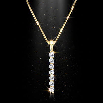 Moissanite Bar Necklace 2ct – 925 Sterling Silver – The Mayfair Bar  Macklo London