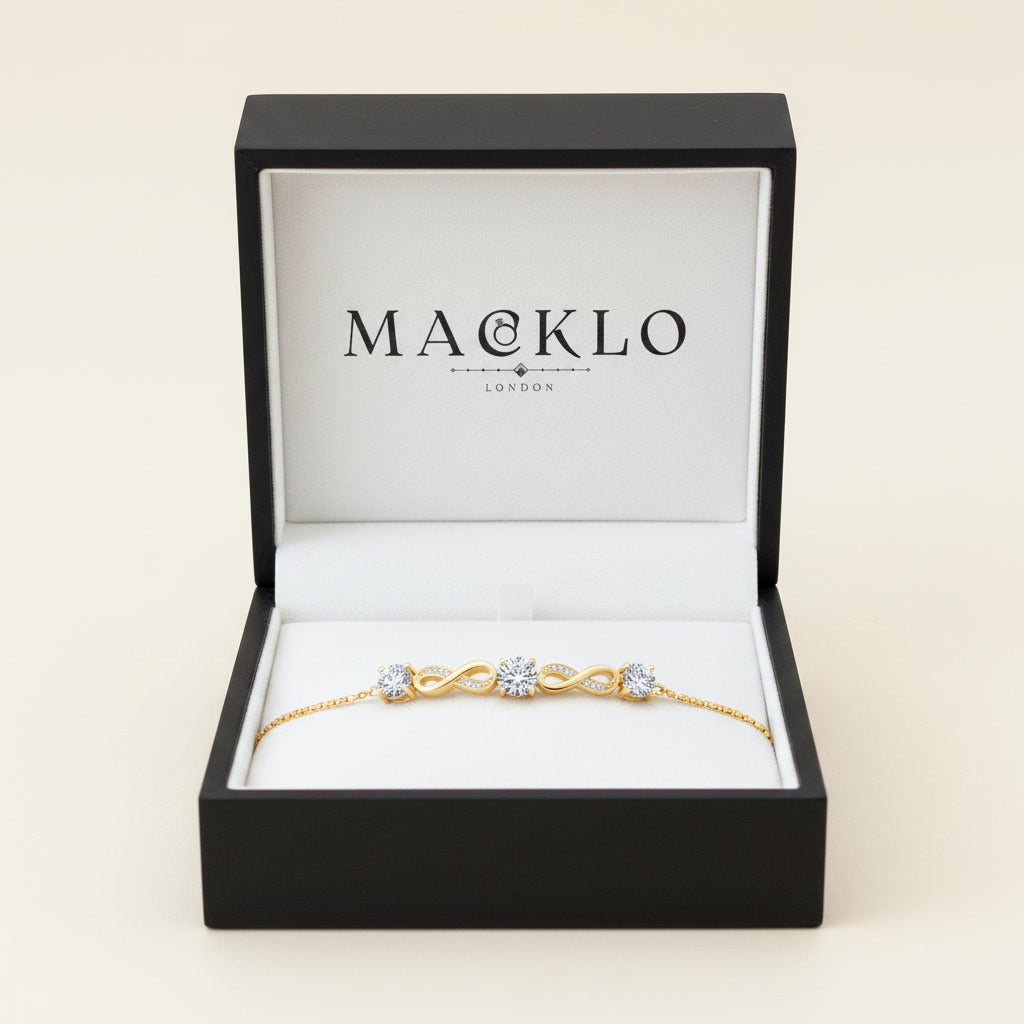 Moissanite Paperclip Bracelet – 5mm D Color VVS1, 925 Sterling Silver – The Mayfair Paperclip | Macklo London