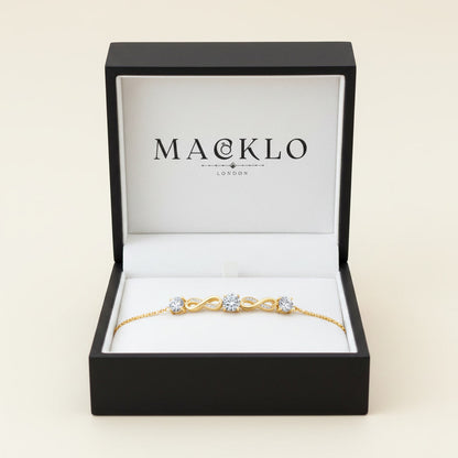 Moissanite Paperclip Bracelet – 5mm D Color VVS1, 925 Sterling Silver – The Mayfair Paperclip | Macklo London