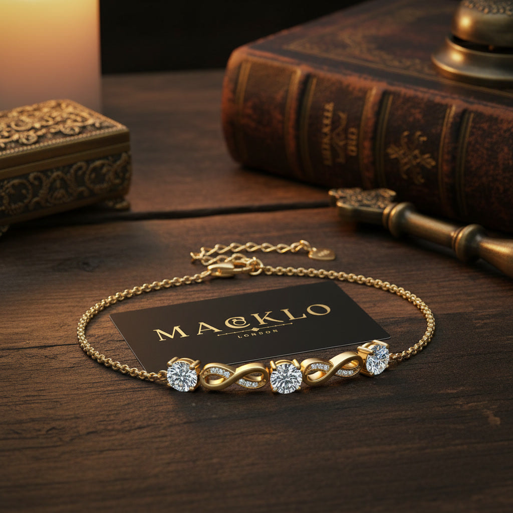 Moissanite Paperclip Bracelet – 5mm D Color VVS1, 925 Sterling Silver – The Mayfair Paperclip | Macklo London