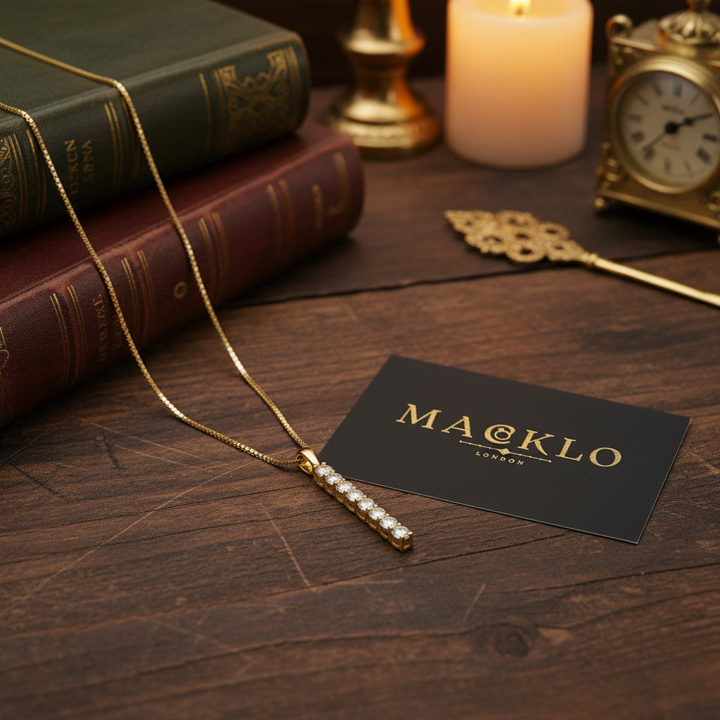 Moissanite Bar Necklace 2ct – 925 Sterling Silver – The Mayfair Bar  Macklo London