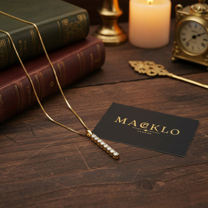 Moissanite Bar Necklace 2ct – 925 Sterling Silver – The Mayfair Bar  Macklo London