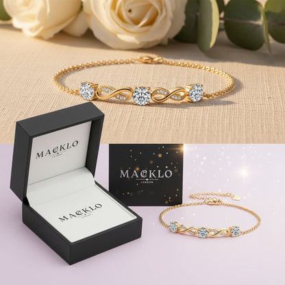 Moissanite Paperclip Bracelet – 5mm D Color VVS1, 925 Sterling Silver – The Mayfair Paperclip | Macklo London