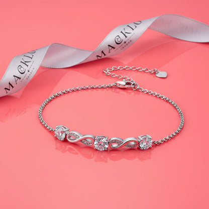 Moissanite Paperclip Bracelet – 5mm D Color VVS1, 925 Sterling Silver – The Mayfair Paperclip | Macklo London
