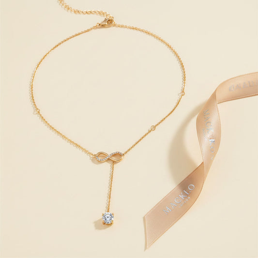 Moissanite Y Lariat Necklace 2ct – 925 Sterling Silver – The Mayfair Lariat | Macklo London