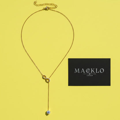 Moissanite Y Lariat Necklace 2ct – 925 Sterling Silver – The Mayfair Lariat | Macklo London