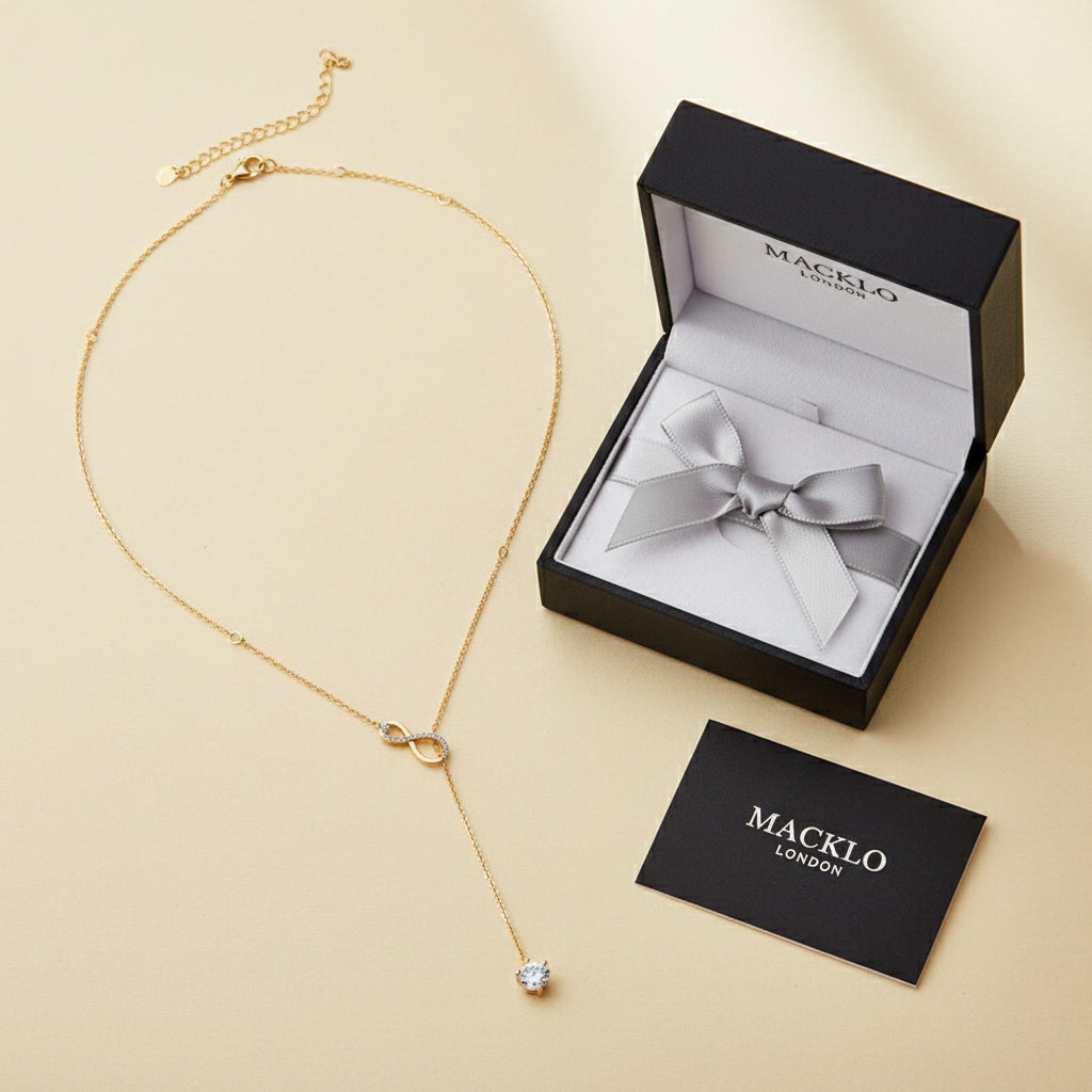 Moissanite Y Lariat Necklace 2ct – 925 Sterling Silver – The Mayfair Lariat | Macklo London