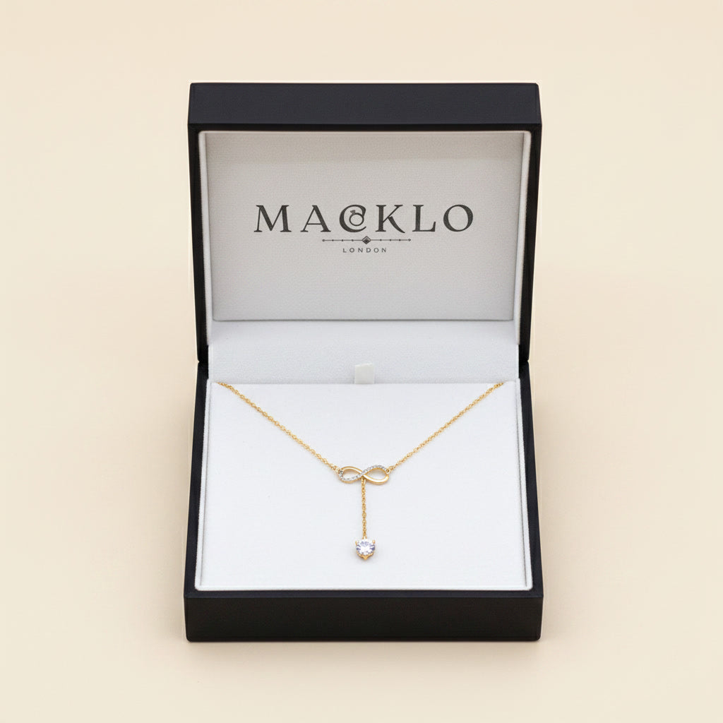 Moissanite Y Lariat Necklace 2ct – 925 Sterling Silver – The Mayfair Lariat | Macklo London