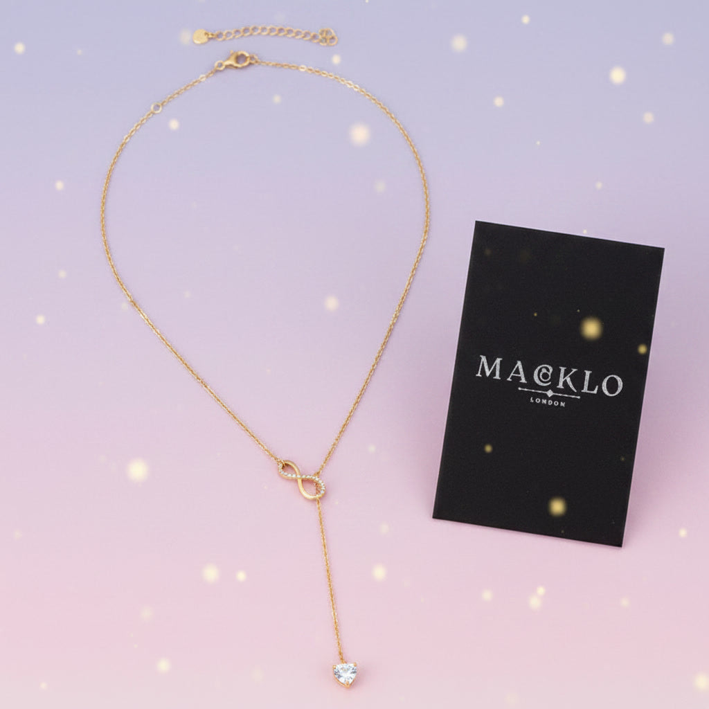Moissanite Y Lariat Necklace 2ct – 925 Sterling Silver – The Mayfair Lariat | Macklo London