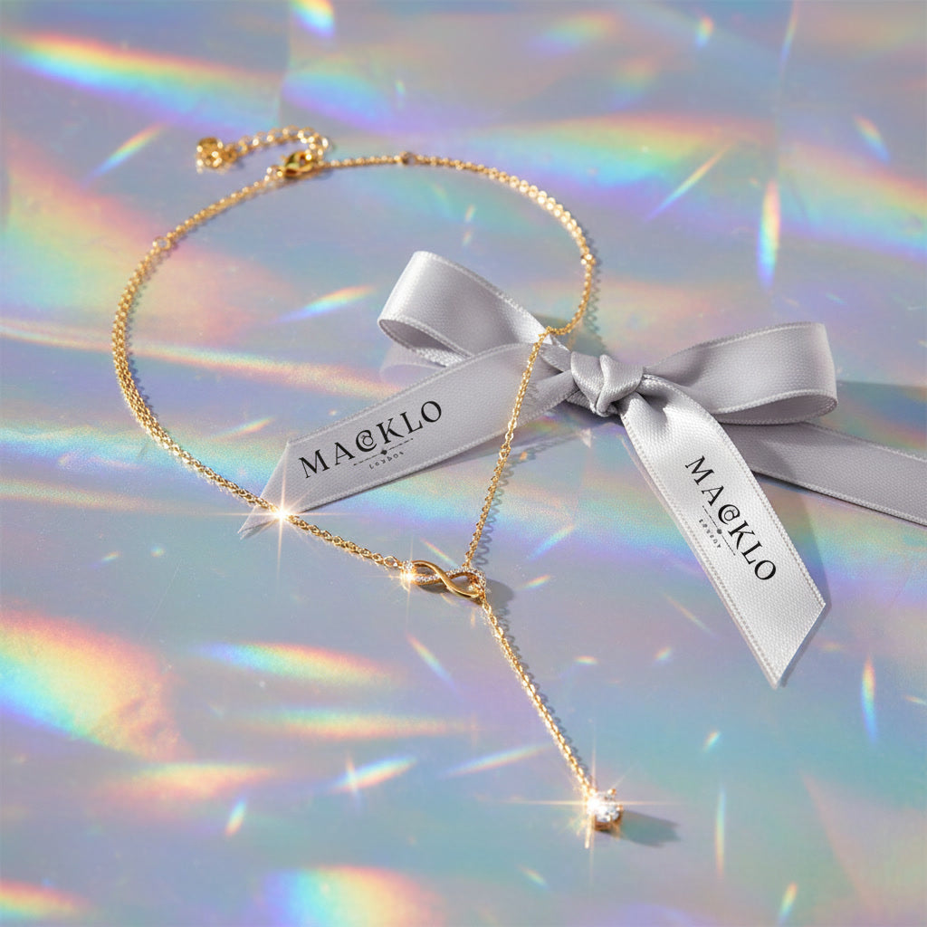 Moissanite Y Lariat Necklace 2ct – 925 Sterling Silver – The Mayfair Lariat | Macklo London