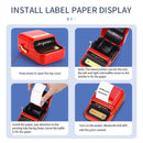 Wireless Thermal Label Printer: Portable Bluetooth Label Maker for Home , Office and small Business
