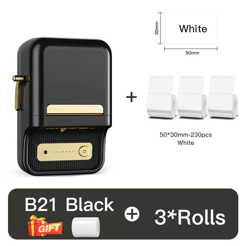 Wireless Thermal Label Printer: Portable Bluetooth Label Maker for Home , Office and small Business