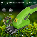 Electric Trimmer 2 in 1 Lithium-ion Cordless Rechargable Garden Tool Hedge Trimmer