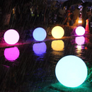 Waterproof LED Outdoor Ball Lamp Rechargeable RGB Floating Sphere