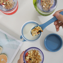 Portable Breakfast Cereal Cup With Lid Spoon Food Container
