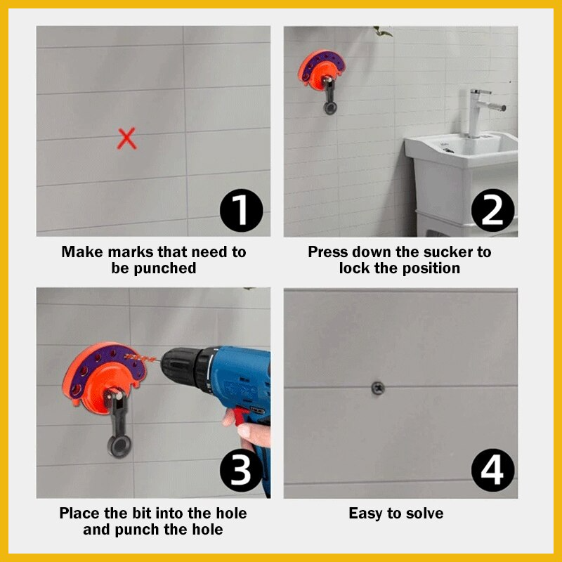 Guide Drill ,  Glass Tile Hole Opener Bit Positioner Drilling Accessory