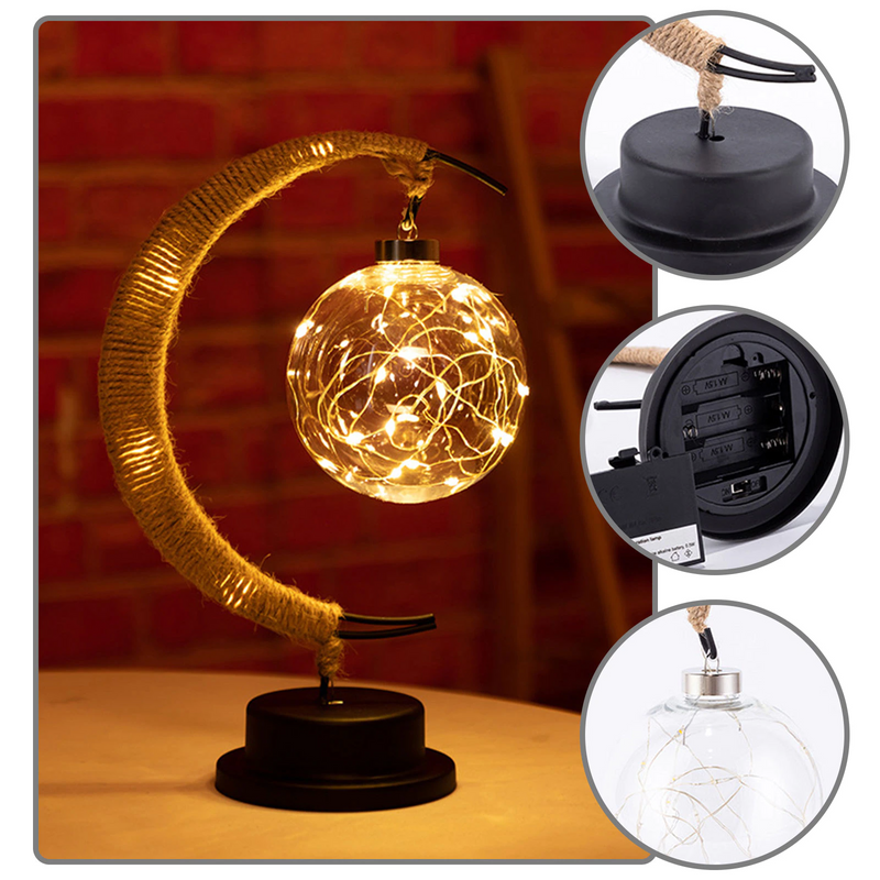 Enchanted Lunar Lamp Handmade Sleeping Lanter Light