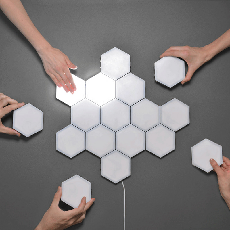Honeycomb Touch Wall Lights Quantum Lamp Hexagon LED Decoration