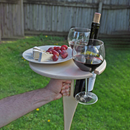 Outdoor Wine Table Portable Wooden Small Table