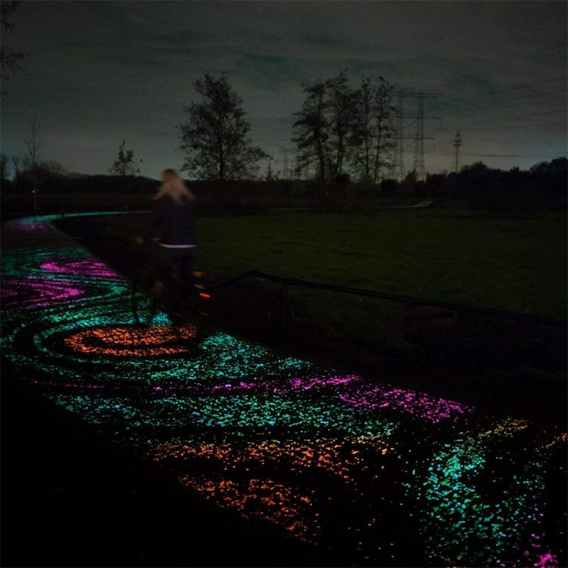 Glow in The Dark Garden Pebbles Luminous Outdoor Stones