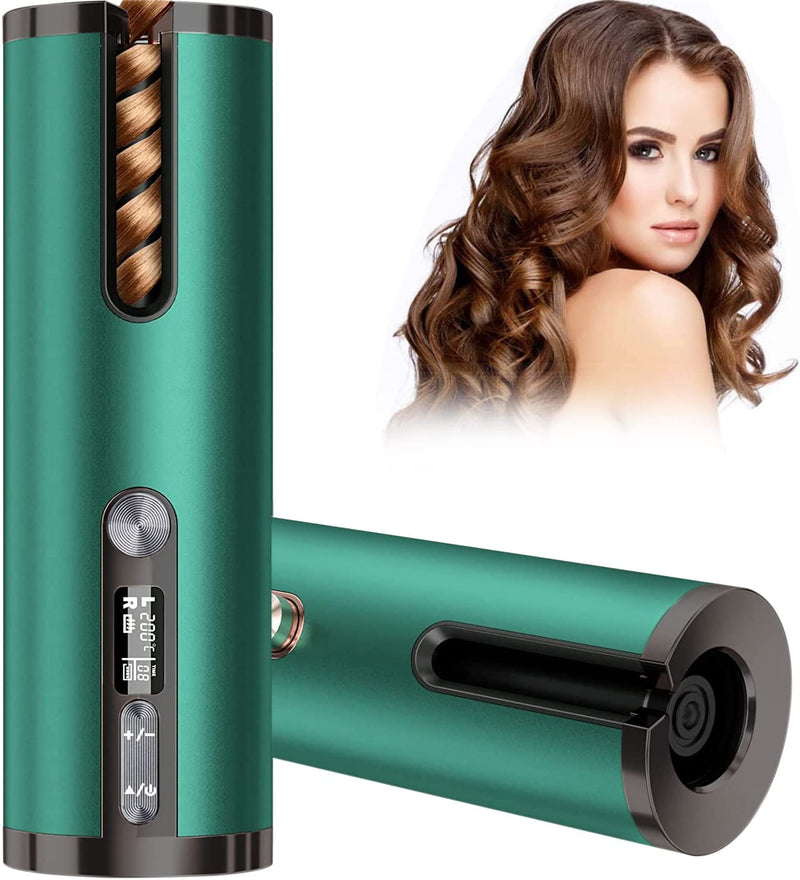 Wireless Hair Curler, Cordless Fast Heating Ceramic