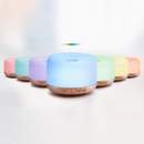 500ml Wood Grain Electric Diffuser Mist Maker LED Light