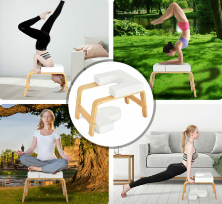 Yoga Headstand Inversion Bench Chair