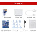 Rechargeable & Invisible Hearing Aid SR02 , Upgraded Version Stronger Suction Power