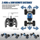 Remote Control Car - 1:14 Scale RC Car with Rechargeable Battery, 4WD Transform 15 KM/H All Terrains Twist RC Stunt Car