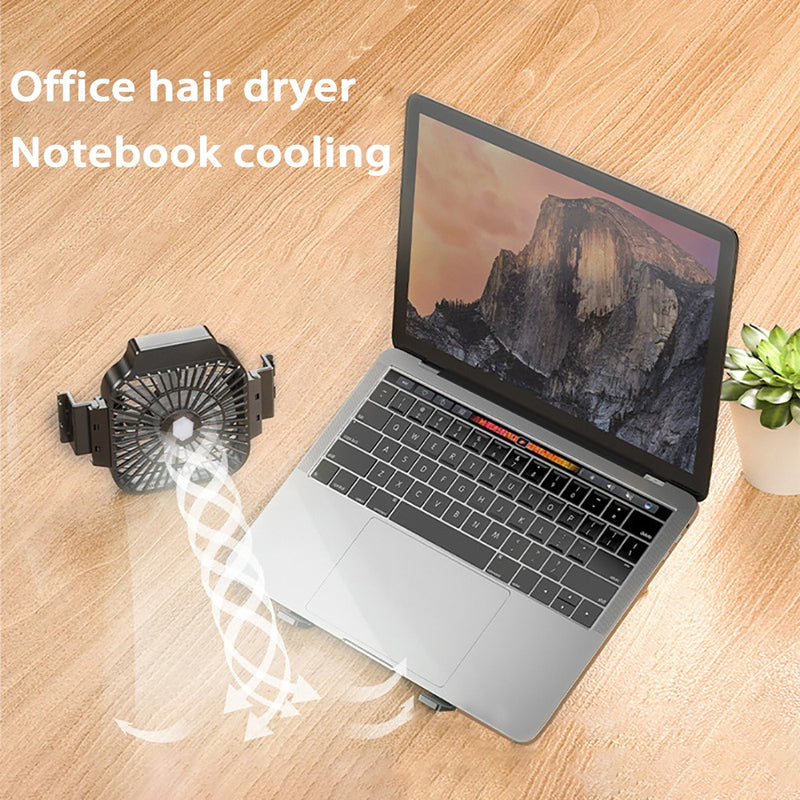 Foldable Laptop Stand With Cooling Fan , Portable Heat Dissipation Cooler